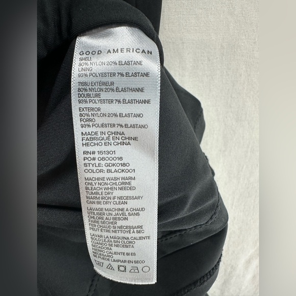 Good American Women's Scuba Modern Tank Maxi Dress Black Size 2 Medium - Picture 9 of 9